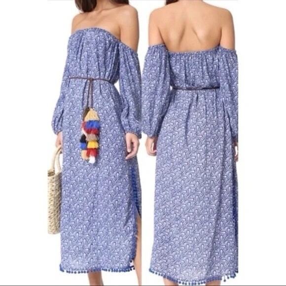 Misa LA Off-the-shoulder Maxi Dress Medium - Picture 1 of 6